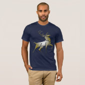 Goldener Ren-T - Shirt (Vorne ganz)