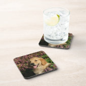 Goldener Retreiver Welpe Getränkeuntersetzer (Rechte Seite)