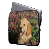 Goldener Retreiver Welpe Laptopschutzhülle (Vorderseite Links)