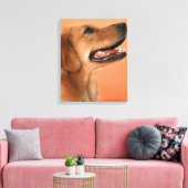 Goldener Retriever 5 Leinwanddruck (Insitu (Wohnzimmer))