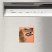 Goldener Retriever 7 Magnet (In Situ (Geschirrspüler))