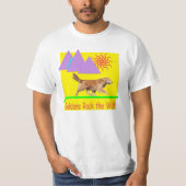 Goldener Retriever-Agility-"Felsen-" T - Shirt (Vorderseite)