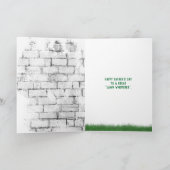 Goldener Retriever am Vatertag im T - Shirt Karte (Innenseite)