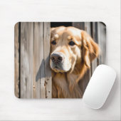Goldener Retriever an der Barenttür Mousepad (Mit Mouse)