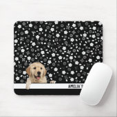 Goldener Retriever auf Blumendruck Mousepad (Mit Mouse)