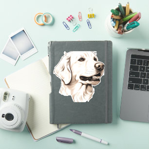 Goldener Retriever Aufkleber