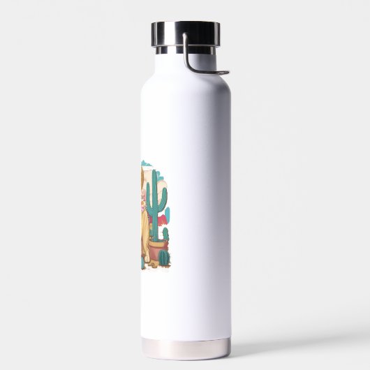 Goldener Retriever bleibe überall cool Trinkflasche (Links)