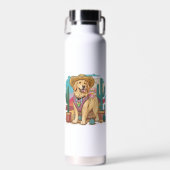 Goldener Retriever bleibe überall cool Trinkflasche (Vorne)