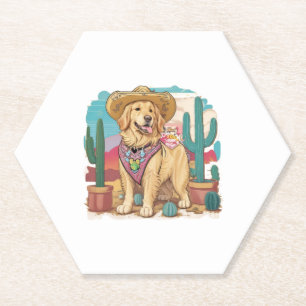 Goldener Retriever bleibe überall cool Untersetzer