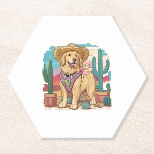 Goldener Retriever bleibe überall cool Untersetzer (Vorderseite)