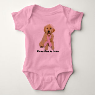 Goldener Retriever-Brustkrebs-Kleinkind-T - Shirt