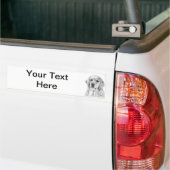 Goldener Retriever, der Autoaufkleber zeichnet (Auf Lkw)