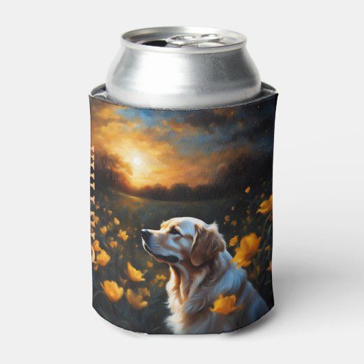 Goldener Retriever Drink Dosenkühler (Kanne Vorderseite)