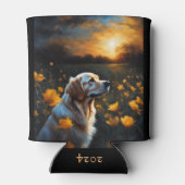 Goldener Retriever Drink Dosenkühler (Rückseite)