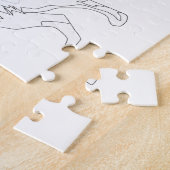 Goldener Retriever für Farbgestaltung Puzzle (Seite)