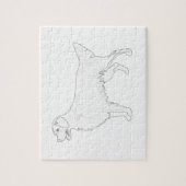 Goldener Retriever für Farbgestaltung Puzzle (Vertikal)