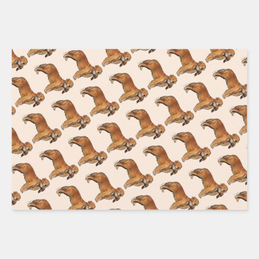 Goldener Retriever Geschenkpapier Set (Vorderseite)