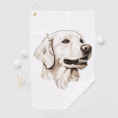 Goldener Retriever Golfhandtuch (Insitu)