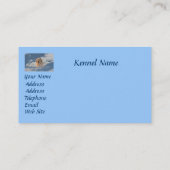 Goldener Retriever-himmlische Visitenkarte (Rückseite)