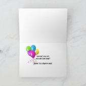 Goldener Retriever Humorer Geburtstag Karte (Innenseite)