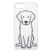 Goldener Retriever-HundeCartoon Case-Mate iPhone Hülle (Rückseite)