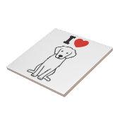 Goldener Retriever-HundeCartoon Fliese (Seite)