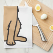 Goldener Retriever-HundeCartoon Geschirrtuch (Viertel Falte)