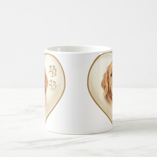 Goldener Retriever-Hundekaffee-Tassen-Schale Kaffeetasse (Mittel)