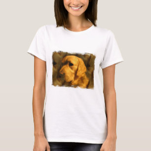 Goldener Retriever-Hundelanger Hülsen-T - Shirt