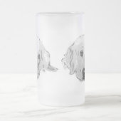 Goldener Retriever-Hundemattierte Tasse (Mittel)