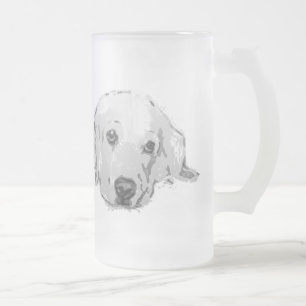 Goldener Retriever-Hundemattierte Tasse
