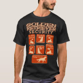 Goldener Retriever-Hundesicherheit Pets T-Shirt (Vorderseite)