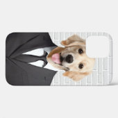 Goldener Retriever im Business Anzug Case-Mate iPhone Hülle (Rückseite (Horizontal))