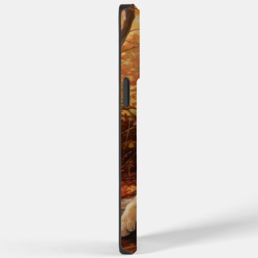 Goldener Retriever im Herbst Leaves Inspiriert Case-Mate iPhone Hülle (Rückseite / Rechts)