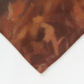 Goldener Retriever im Herbst Leaves Inspiriert Fleecedecke (Ecke)