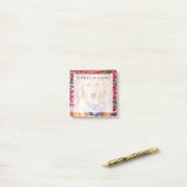 Goldener Retriever im Scarno Post-it Klebezettel (Auf Schreibtisch)