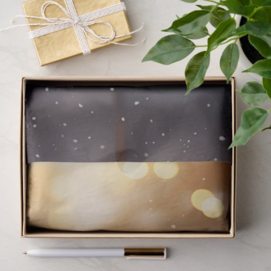 Goldener Retriever im Schlitten 2 Dekoupage Papier (Geschenk)