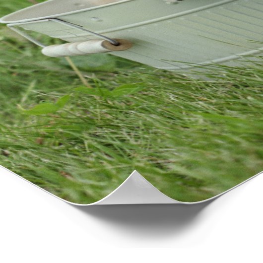 Goldener Retriever im Waschbecken Poster (Ecke)