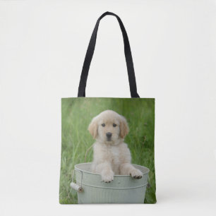 Goldener Retriever im Waschbecken Tasche