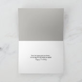 Goldener Retriever in Frayed Denim Karte (Innenseite)