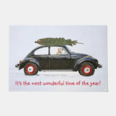 Goldener Retriever in Old Car Fußmatte (Vorderseite)