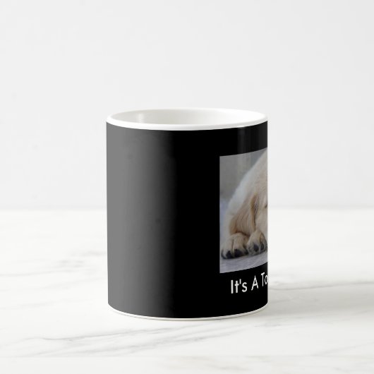 Goldener Retriever ist es eine starke Kaffeetasse (Mittel)