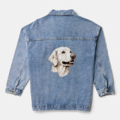 Goldener Retriever Jeansjacke (Rückseite)
