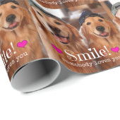 Goldener Retriever jemand Lieben Sie Geschenkpapier (Rolleneckpunkt)