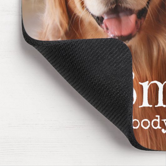 Goldener Retriever jemand Lieben Sie Mousepad (Ecke)