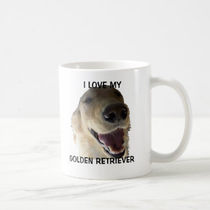 Goldener Retriever-Kaffee-Tasse Kaffeetasse