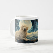 Goldener Retriever Kaffeetasse (Vorderseite Links)