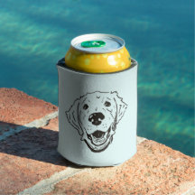 Goldener Retriever kann kühler werden.