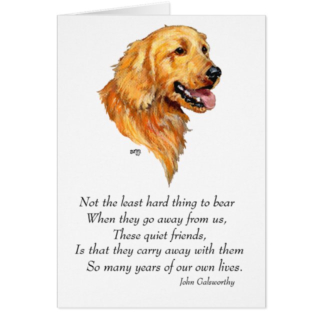 Goldener Retriever Keepake (Vorne)
