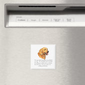 Goldener Retriever Keepake Magnet (In Situ (Geschirrspüler))